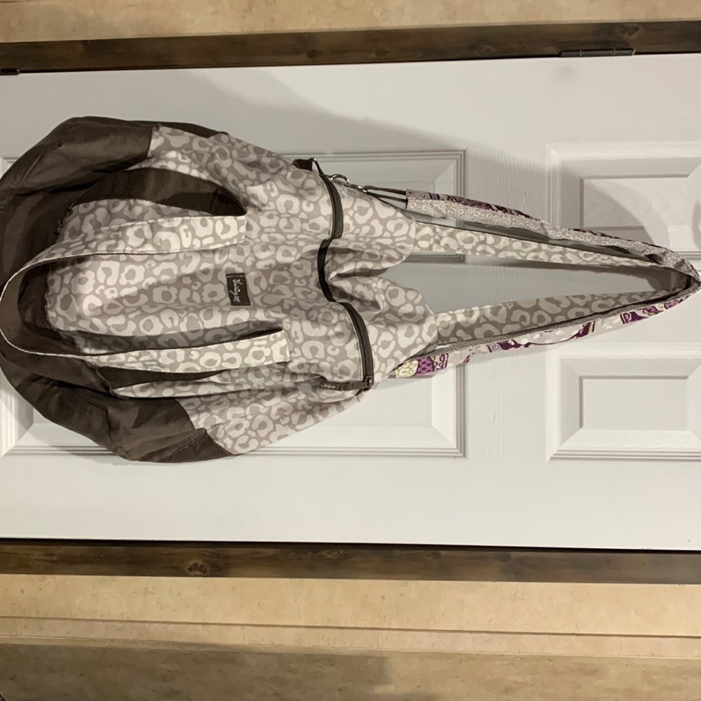 Thirty-one, soft beige color animal print large weekend bag,excellent condition